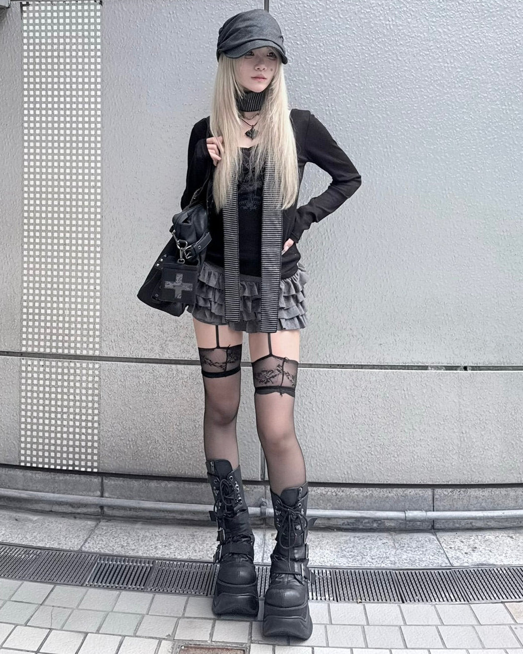 受注制【nmtc+】Tiered skirt pants (3color)