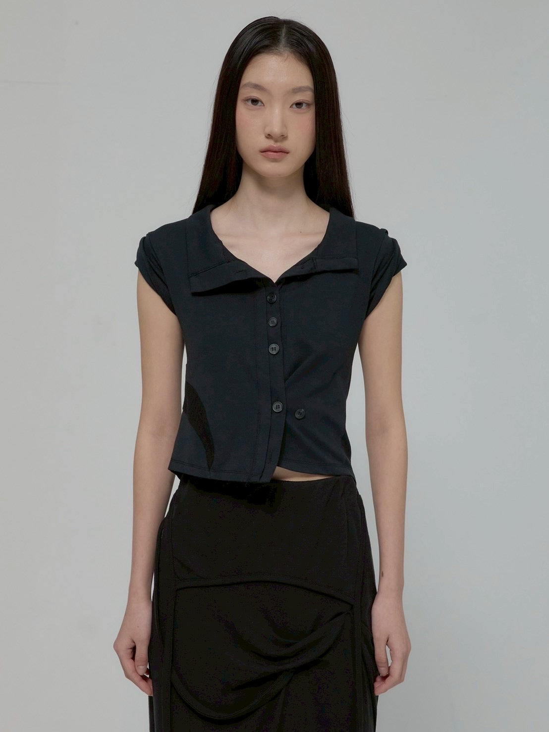 6/22 21:00発売【FLAREUP】Paneled Half Shirts