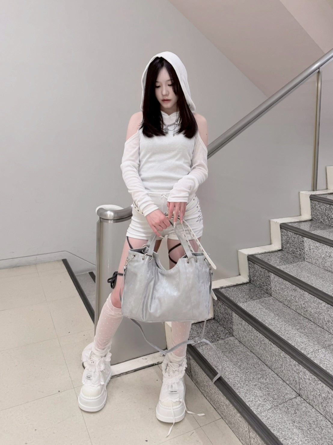 6/19 20:00発売 受注制【nmtc+】Crossbody Shoulder Tote Bag (3color)