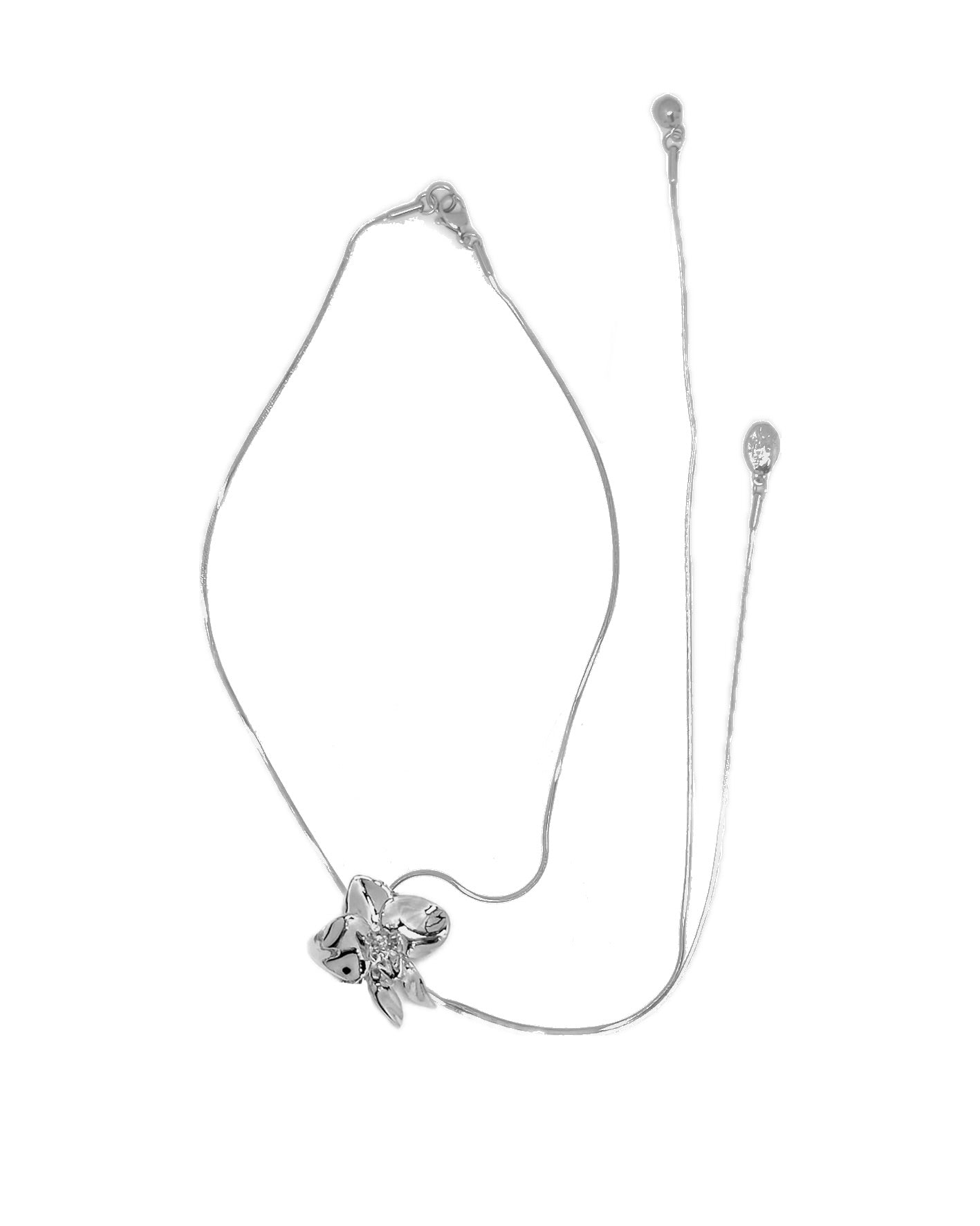 【Kashiko】Slide Orchid Necklace