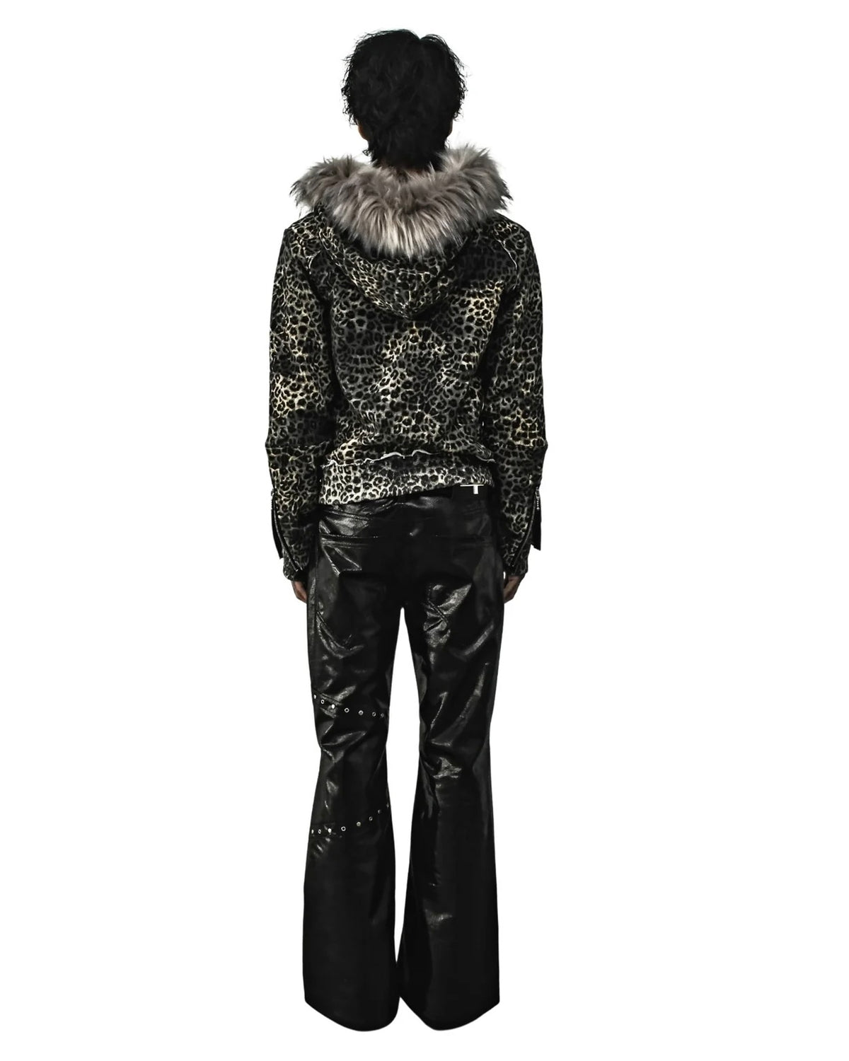 【TYPE SHADE】TYPE REOPARD FUR HOODIE