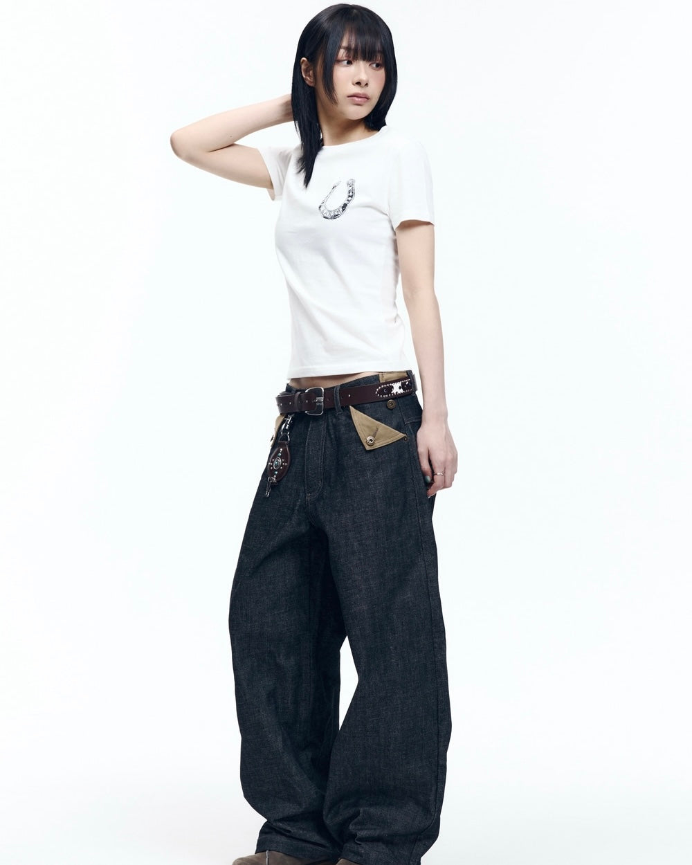 【AAKAM】Rodeo Saloon Half Top