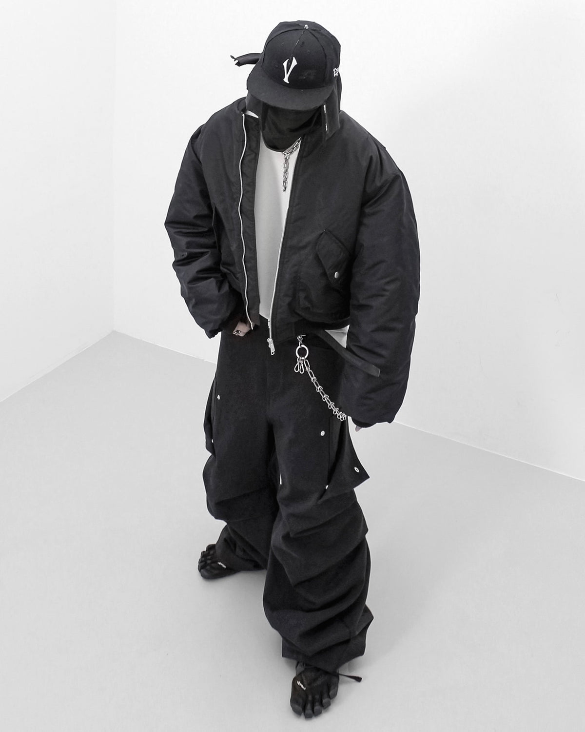 【roaringrad】26 Parachute Cargo Pants
