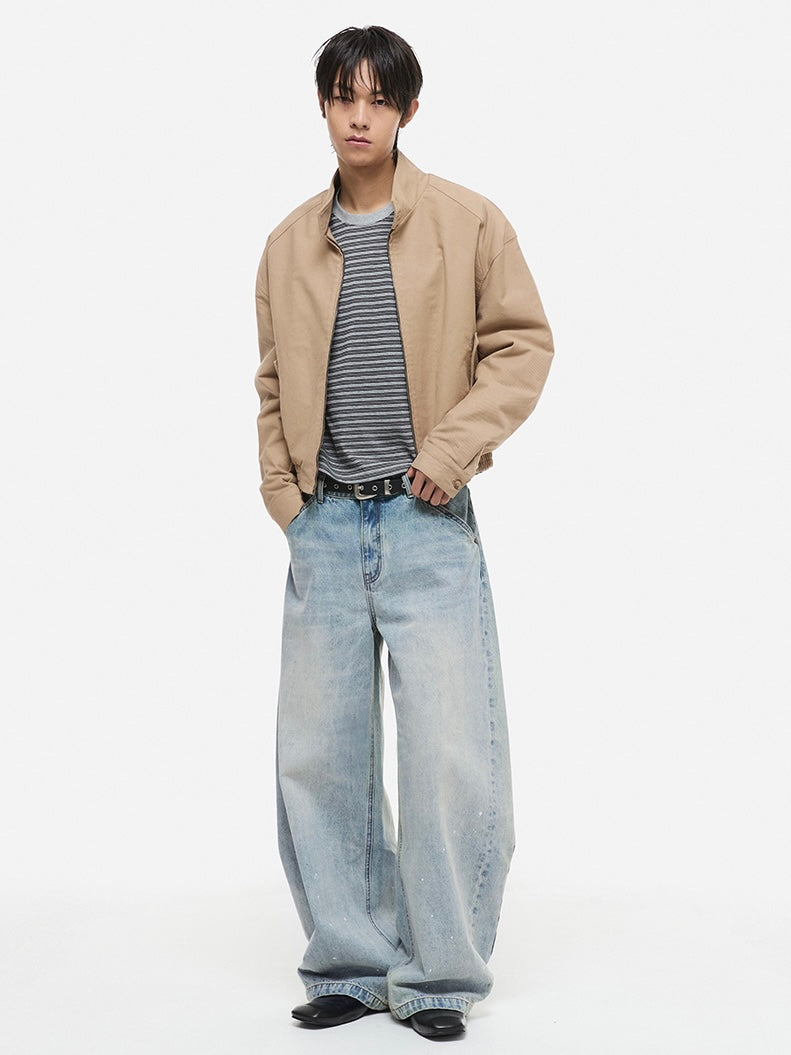 【DNSR】Painting Curved Denim Pants