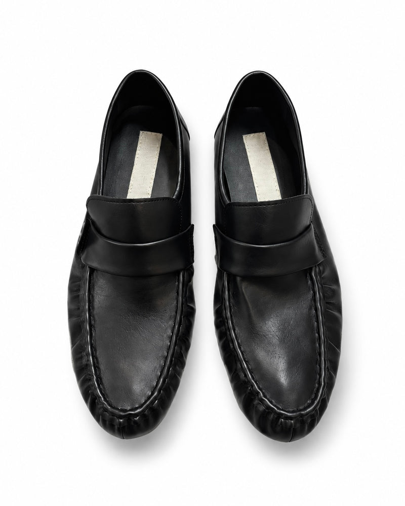 東京店WEB限定受注制【Chikashitsu +】gather penny loafer (2color)