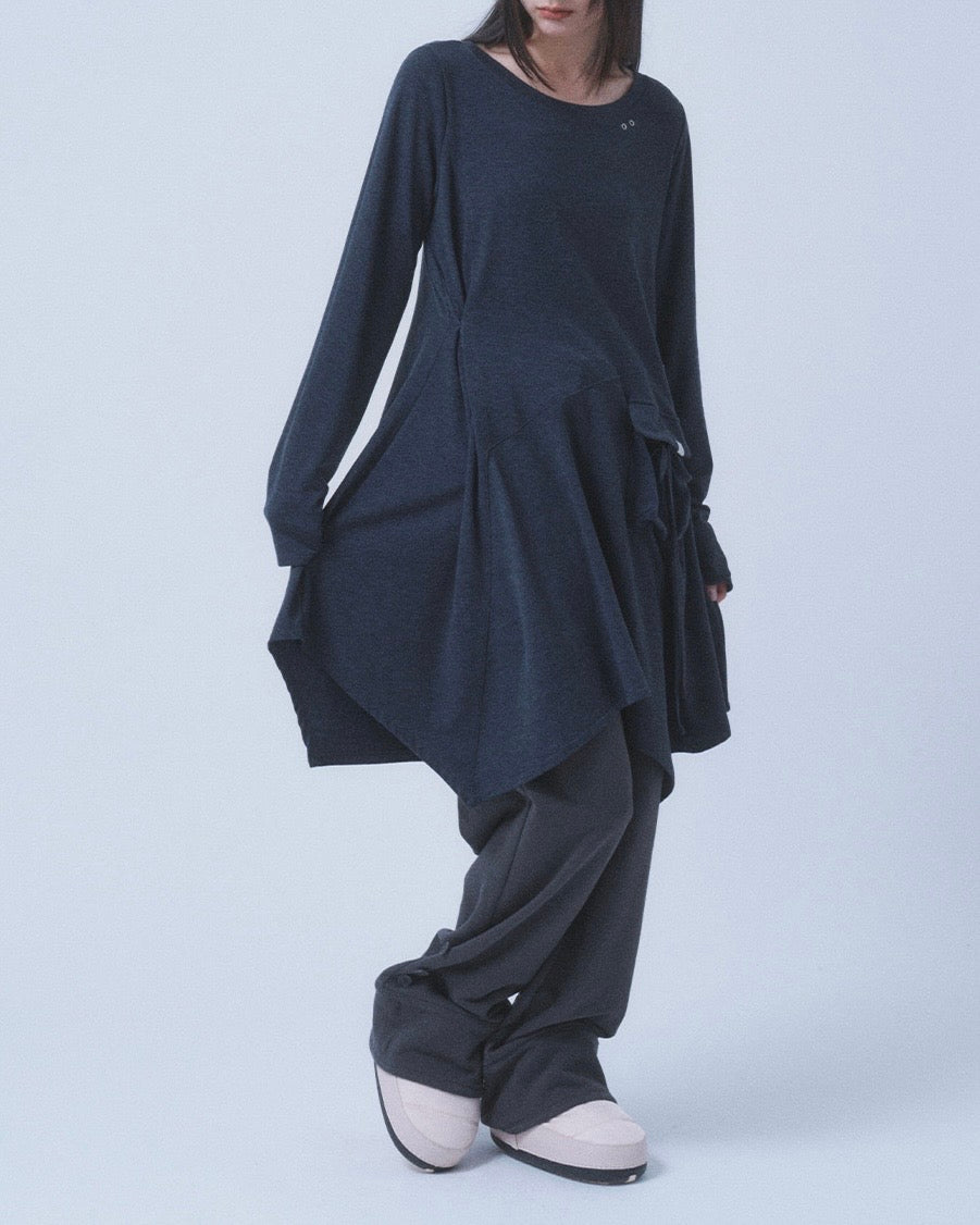 【TUOMIO】ROLL-UP BUTTON SWEATPANTS