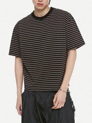【DNSR】Stripe Crop T-Shirt