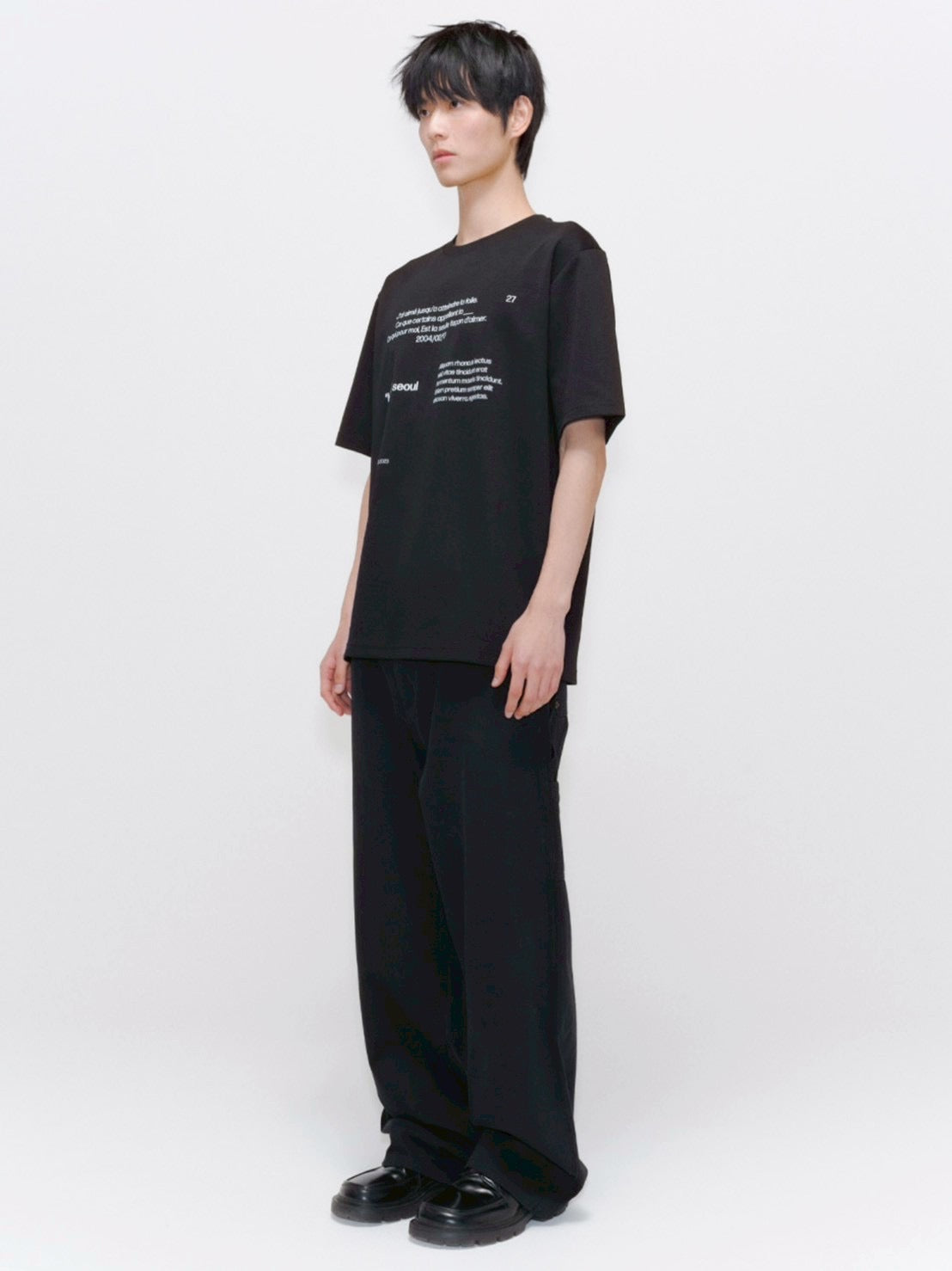 【Miseki seoul】Miseki typography short sleeves