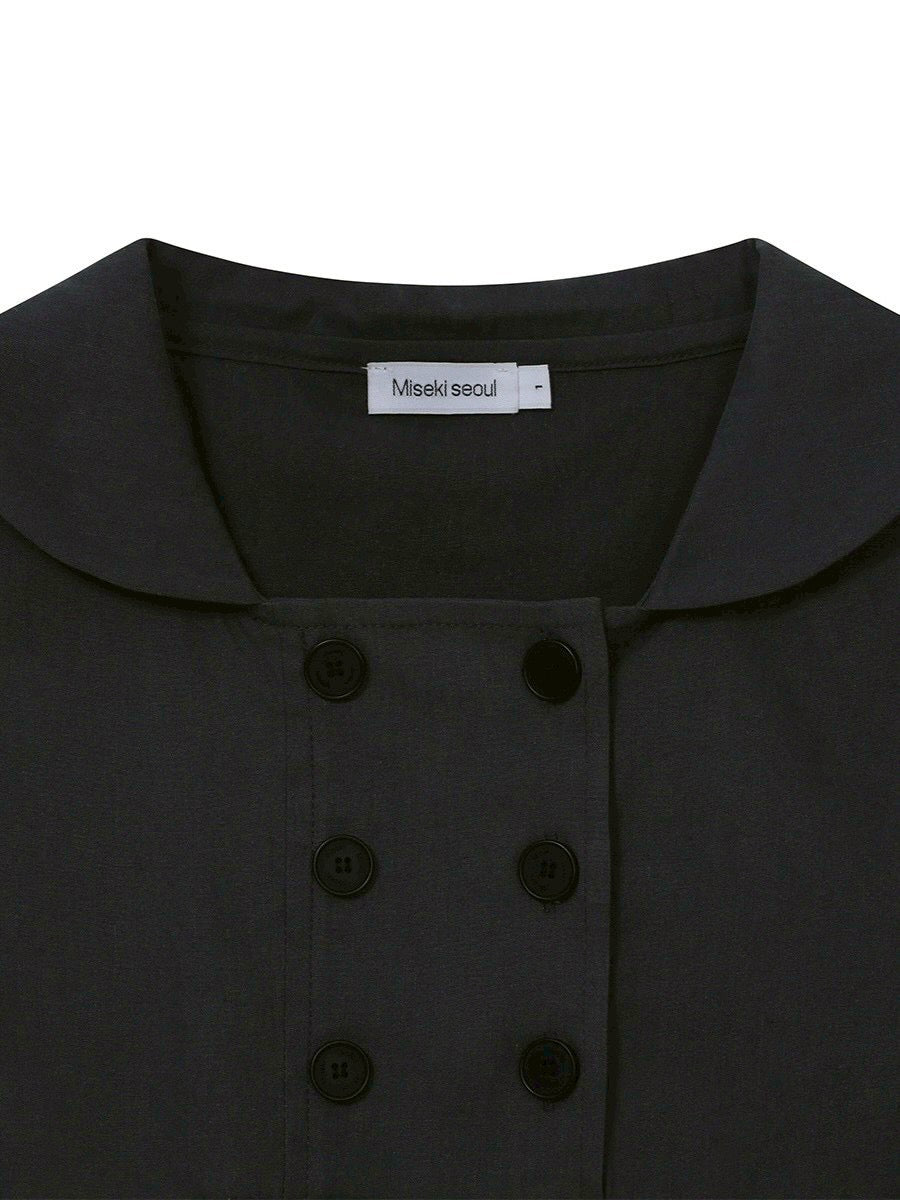 【Miseki seoul】Double button shirts top