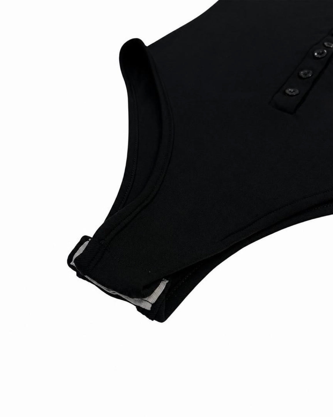 受注制【nmtc+】button slim fit body suit (2color)