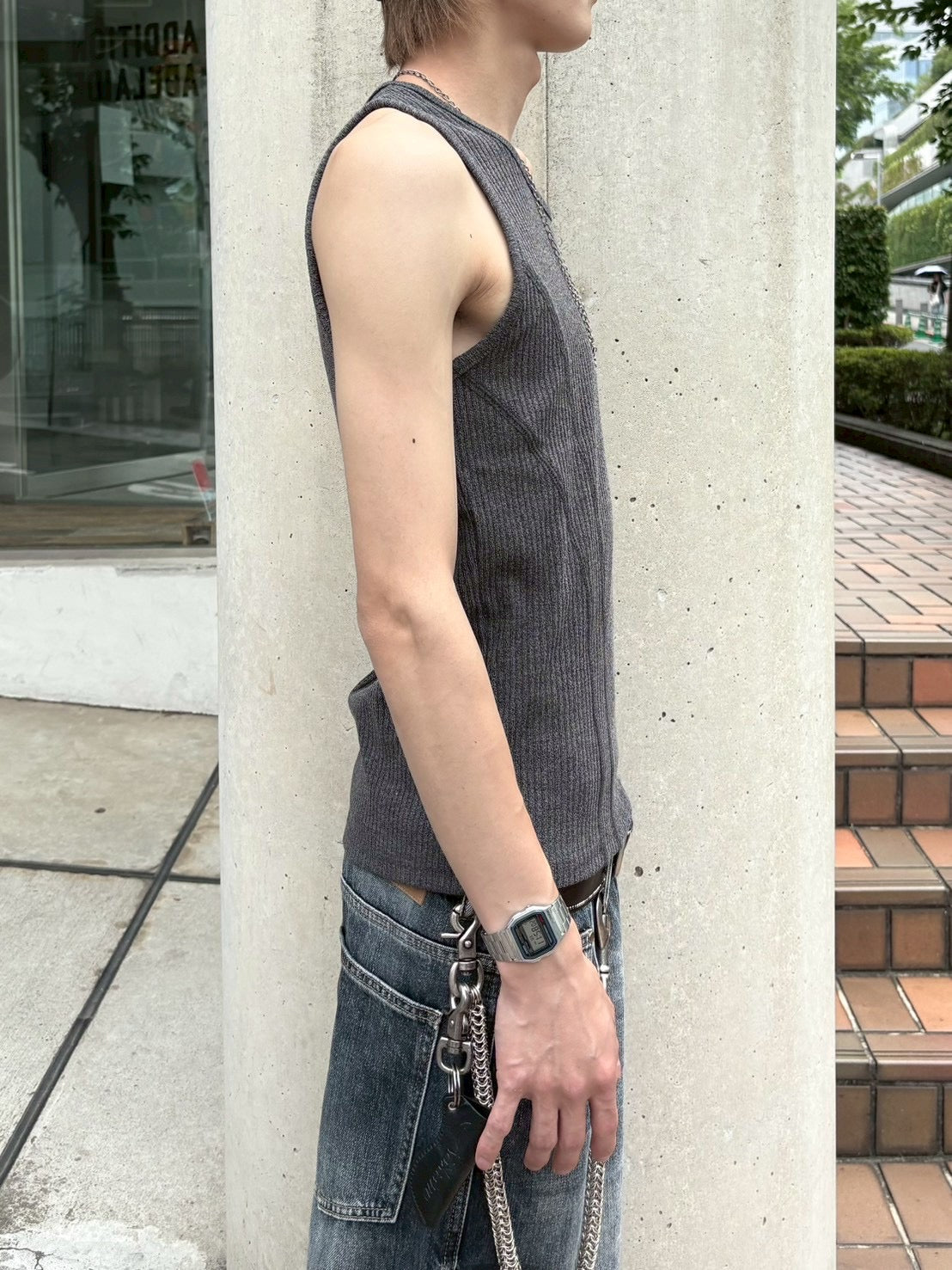 受注制【nmtc+】tight tank top (3color)