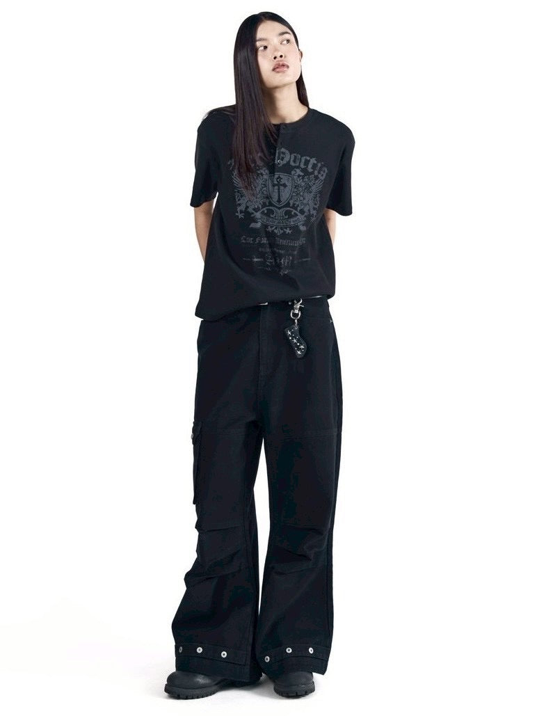 【AAKAM】Shield Henry Neck Half Top