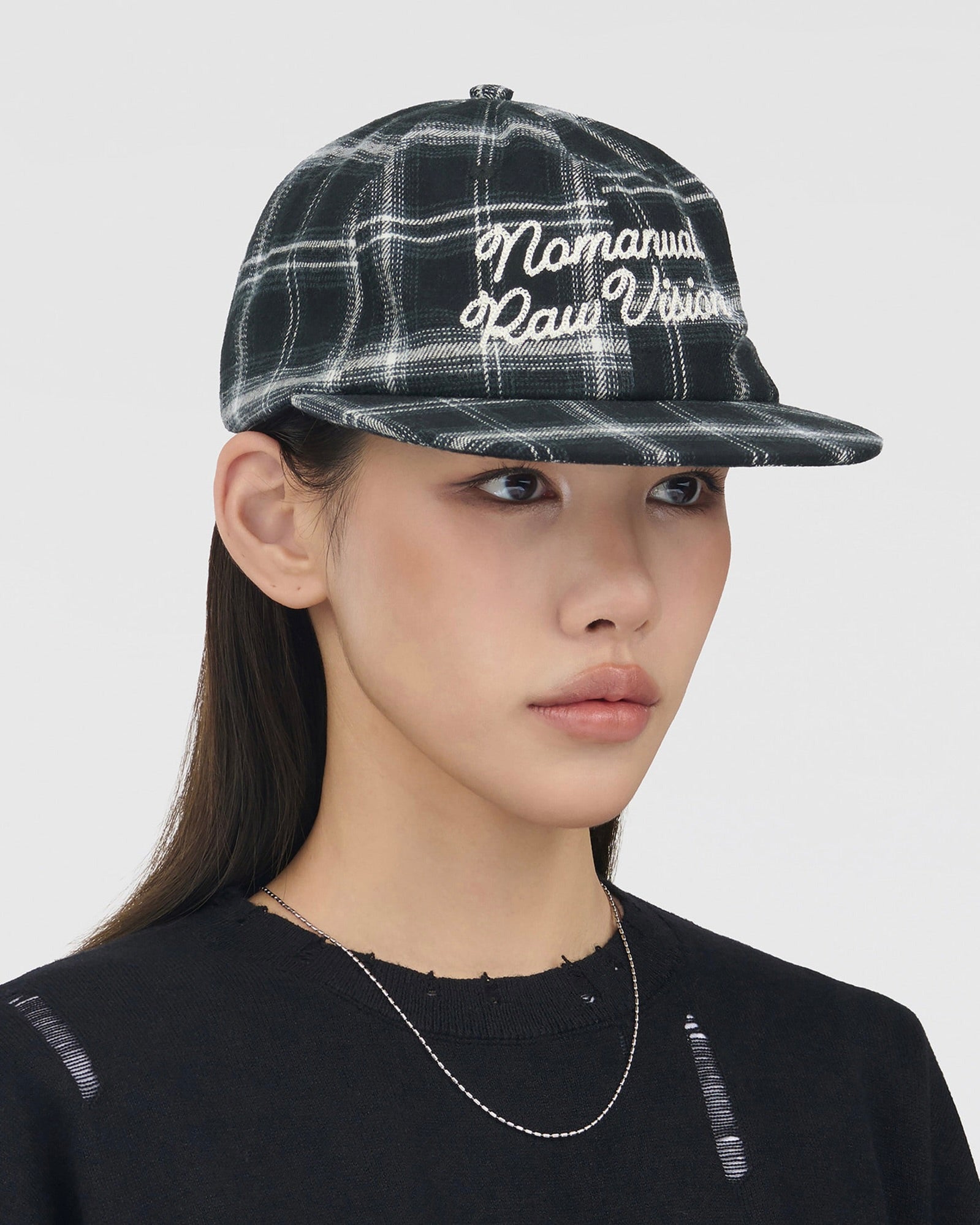 【NOMANUAL】N.R CHECK BALL CAP