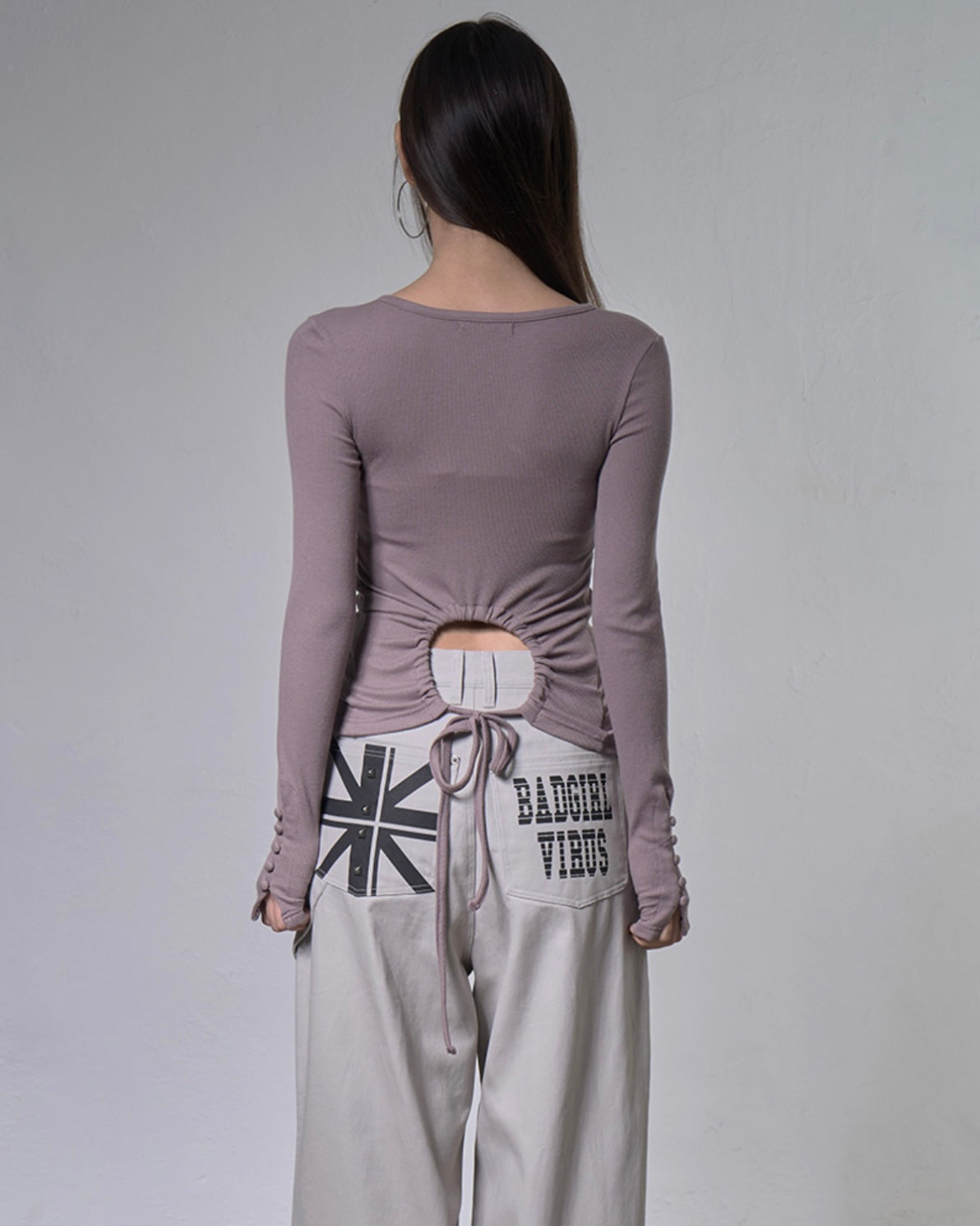 【FANCY CLUB】KEYHOLE HOOK CARDIGAN