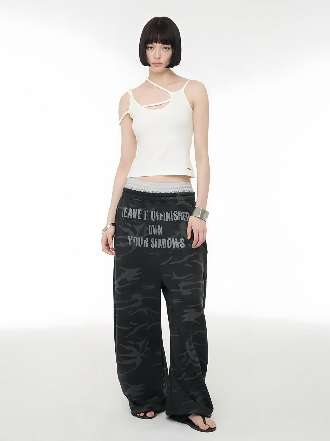 【ROCK CAKE】Layer Strap Tank Top