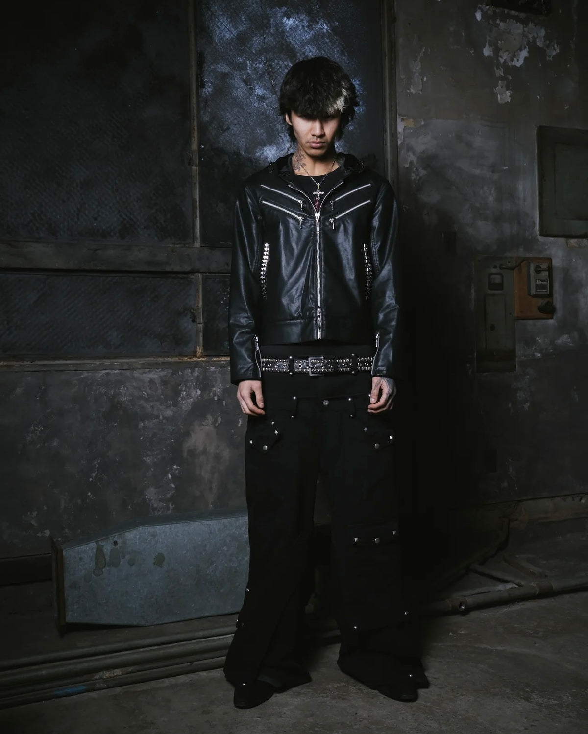 【TYPE SHADE】TYPE SWAG STUDS LETHER FOODIE