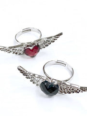 受注制【Never mind the XU】wing heart ring