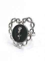 受注制【Never mind the XU】rose heart ring