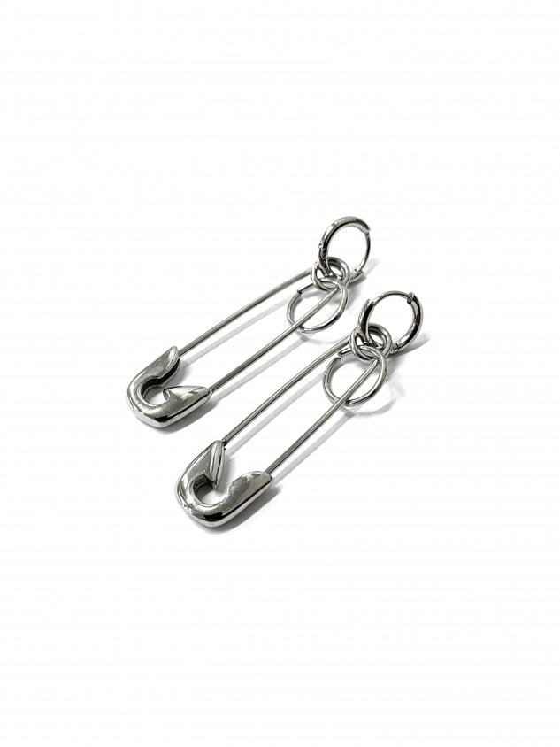 受注制【Never mind the XU】pin pierced earrings