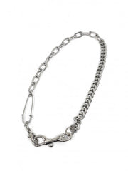 受注制【Never mind the XU】design chain necklace 2