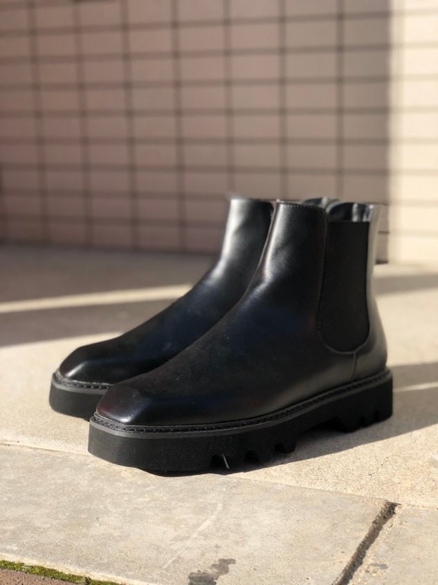 受注制【Chikashitsu +】chunky sole boots