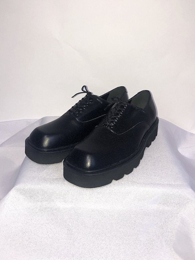 受注制【Chikashitsu +】square toe shoes