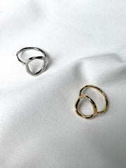 【Chikashitsu +】design ring 9 (2color)