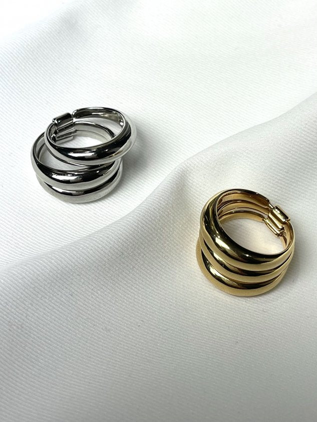 【Chikashitsu +】design ring 10 (2color)