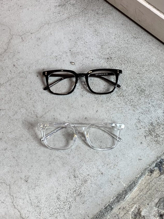 【Chikashitsu +】clear sunglasses 4
