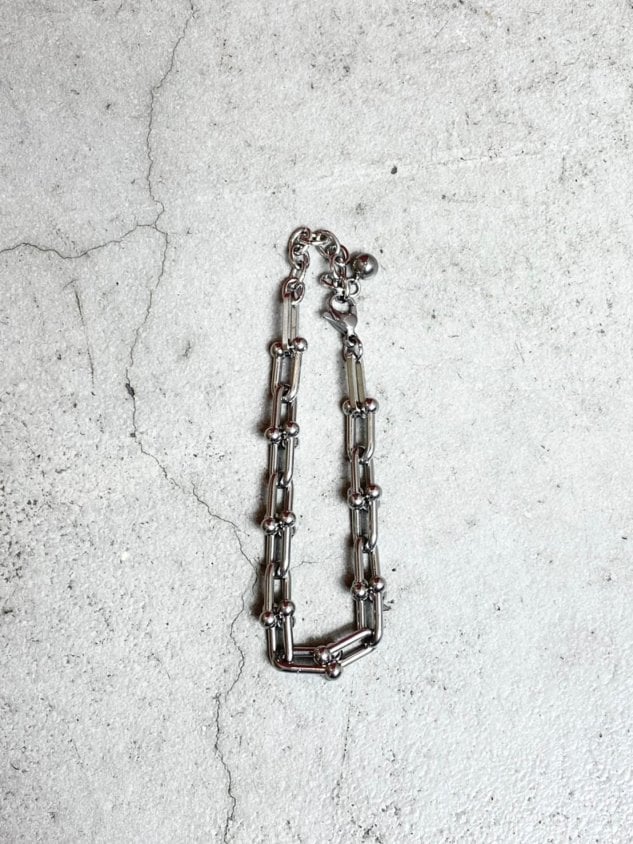 受注制【Chikashitsu +】design chain bracelet