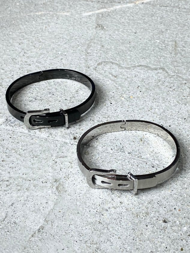 受注制【Chikashitsu +】belt bracelet (2color)