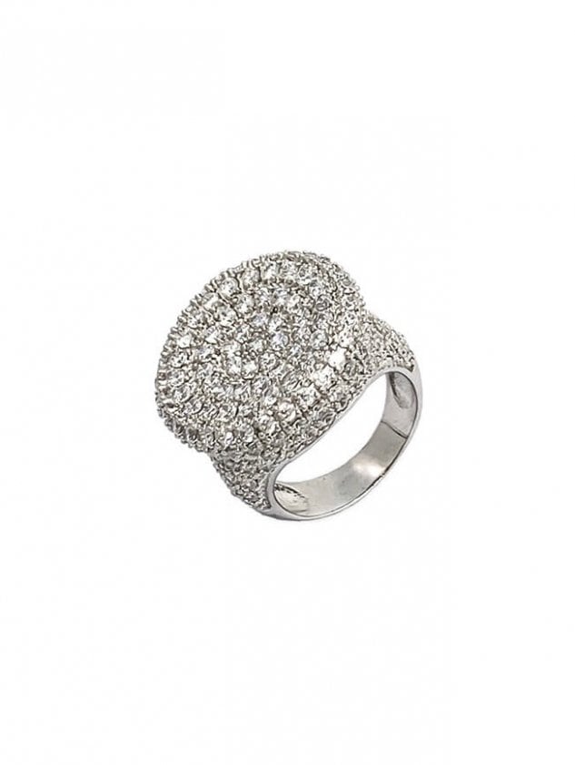 【BLACK PURPLE】HEAVY crystal ring