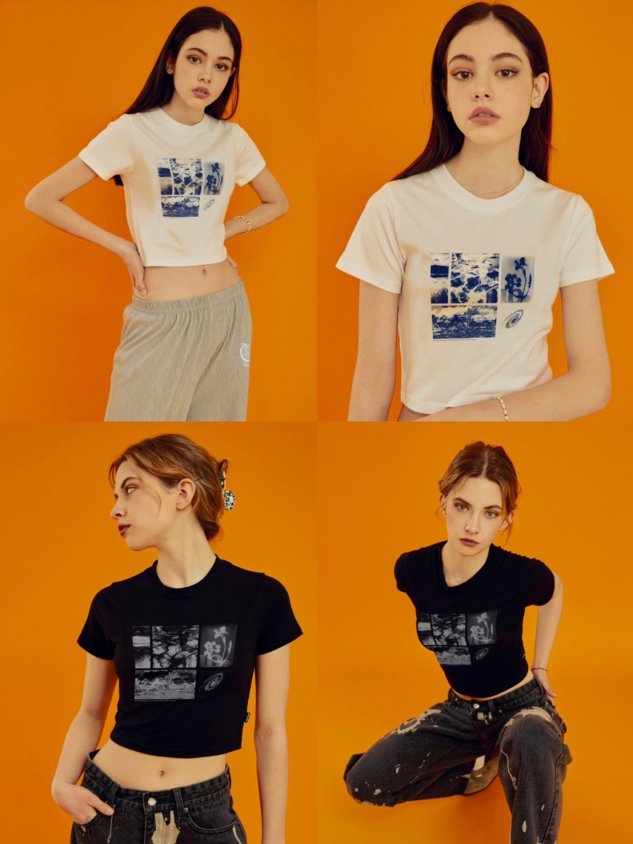 【FANCY CLUB】PETRICHOR CROP TEE