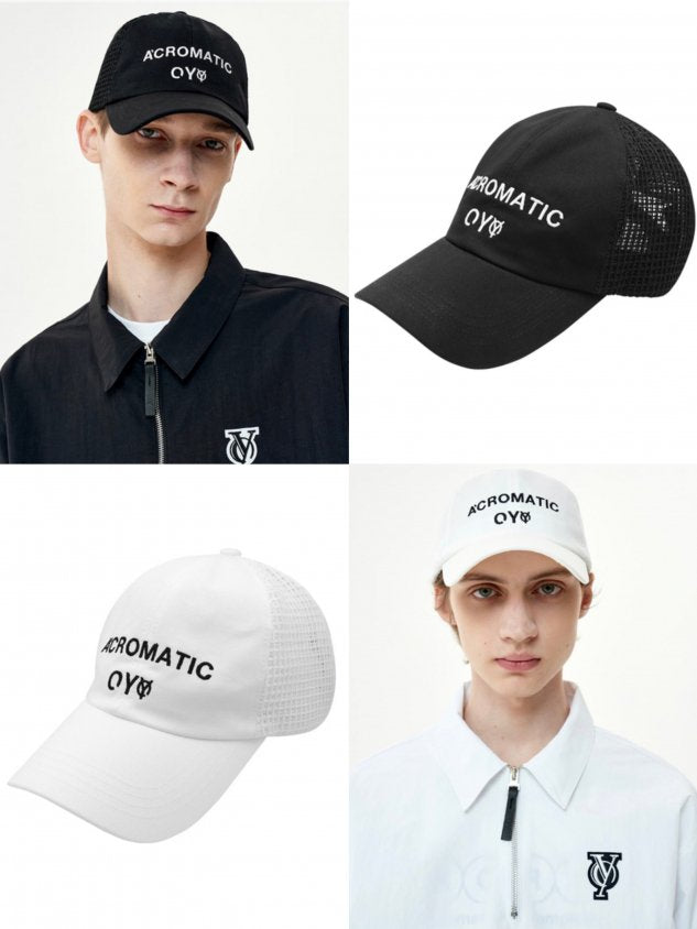 【OY】SLOGAN LOGO MESH CAP