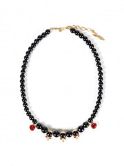 【SALUTE】black Skull Necklace