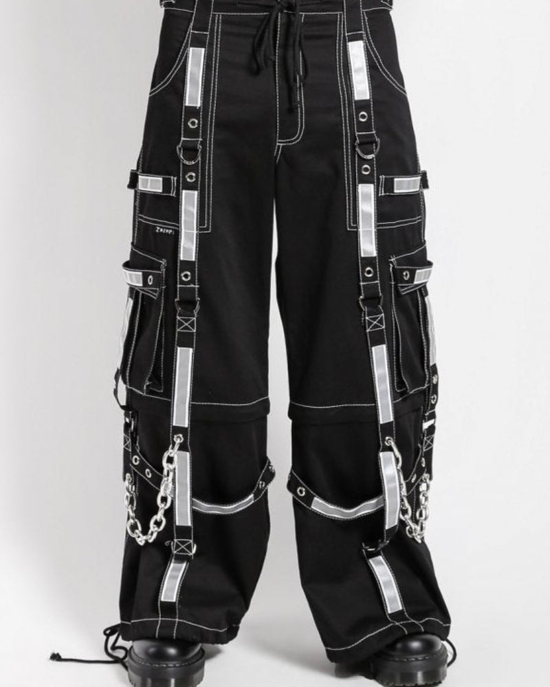 【TRIPP nyc】REFLECTOR DARK STREET PANT[AF7468M] / 【トリップ エヌワイシー】リフレクターハーネスチェーンワイドパンツ