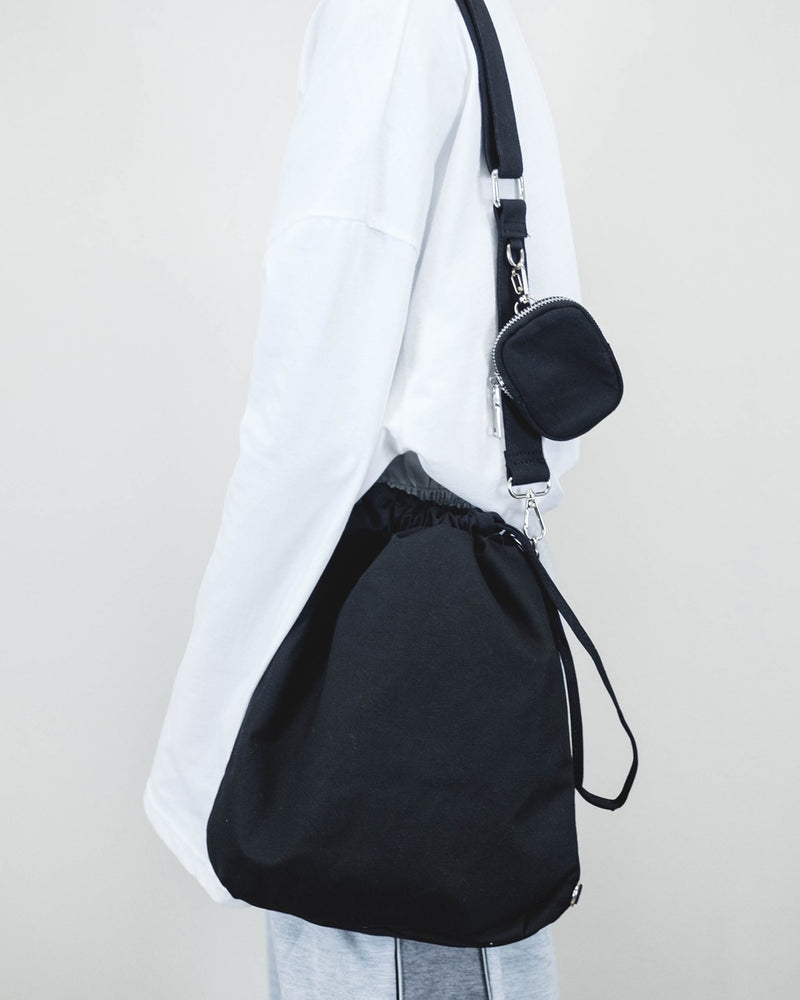 受注制【Chikashitsu +】strap shoulder bag (2color)
