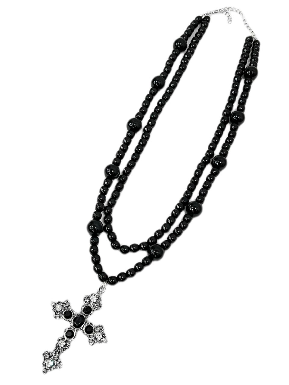 受注制【Rosen Kreuz】pearl cross 2 necklace