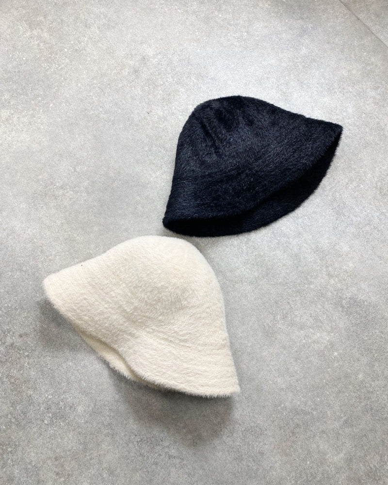 受注制【Chikashitsu +】knit bucket hat (2color)