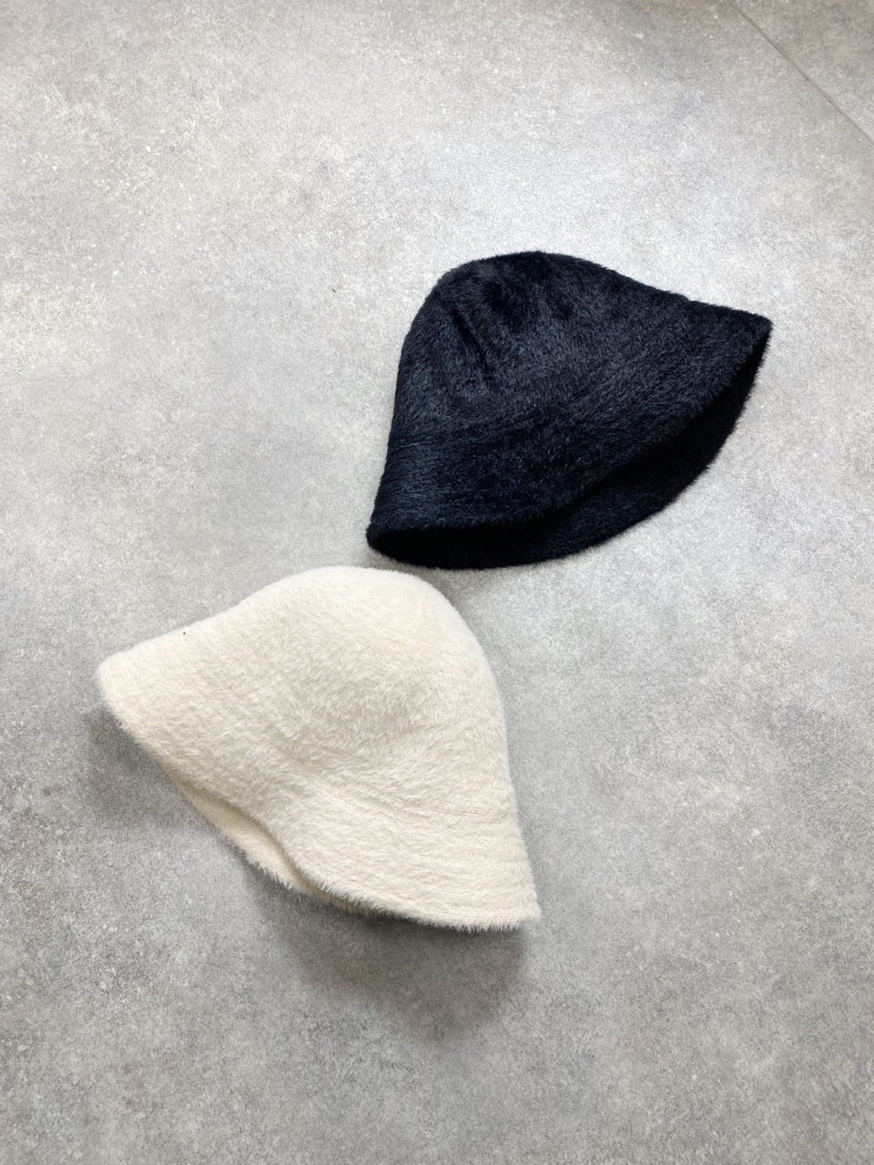 受注制【Chikashitsu +】knit bucket hat (2color)