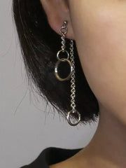 国際配送【Never mind the XU】design pierced earring 5 / 【ネバーマインドザエックスユー】デザインフープピアスシルバーピアス