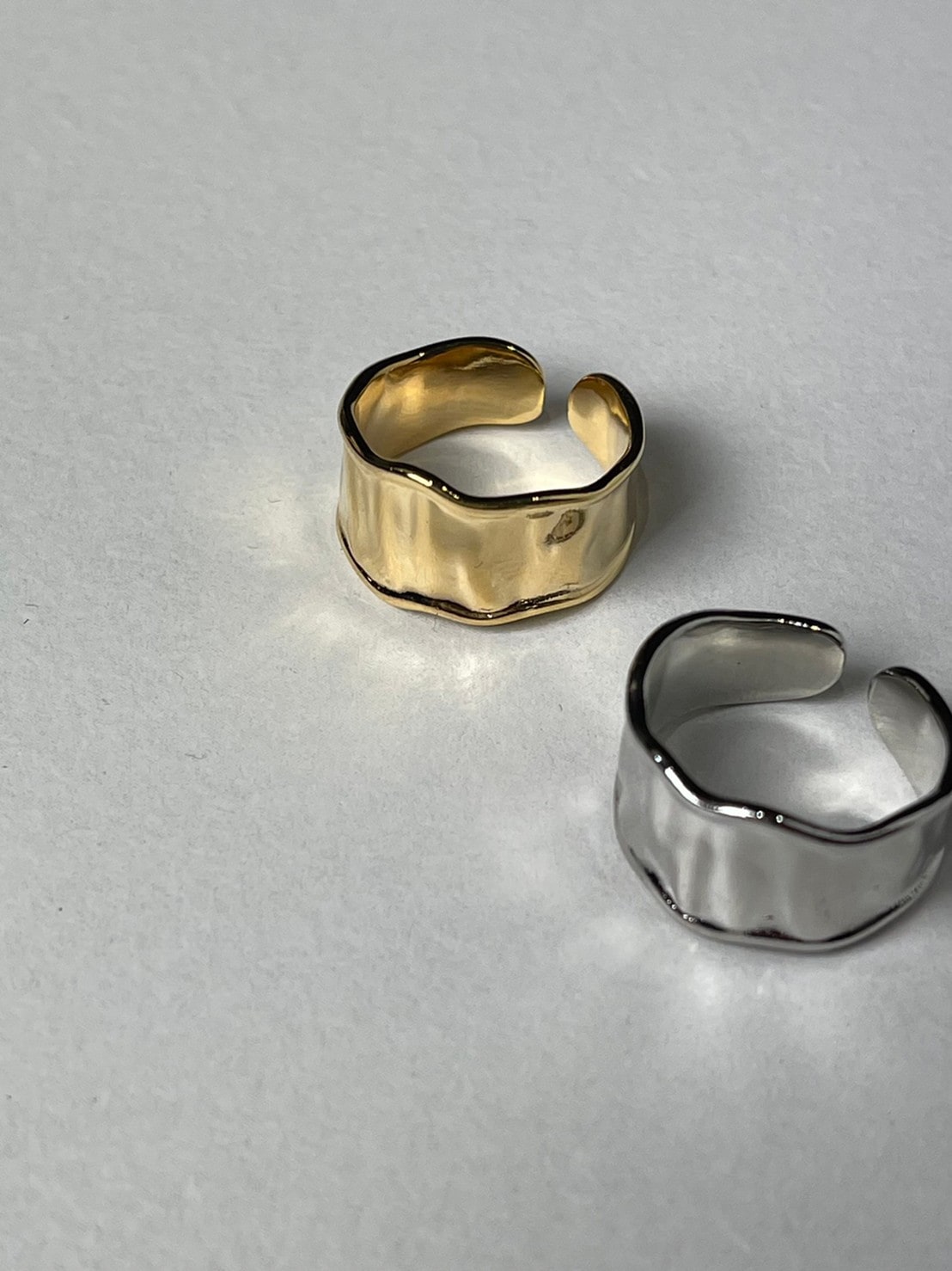 【Chikashitsu +】design ring 18 (2color)