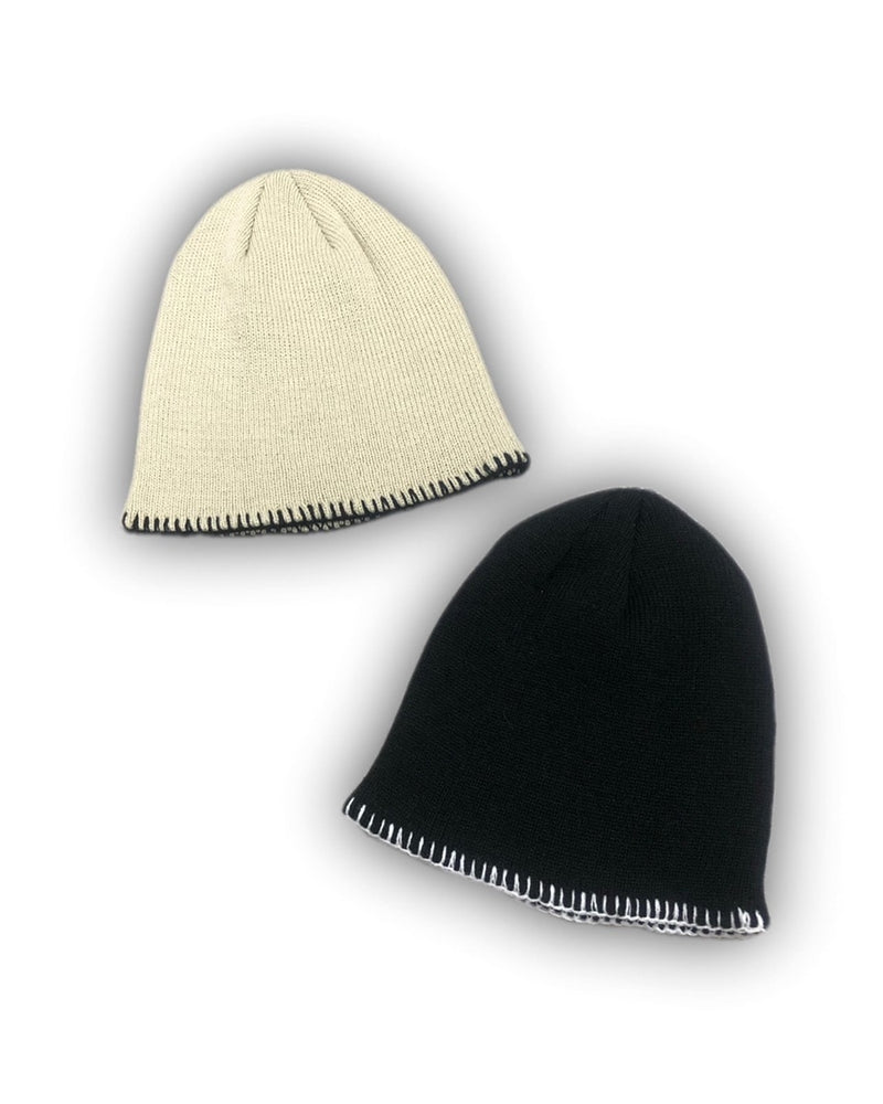 受注制【Never mind the XU】stitch beanie 2 (2color)
