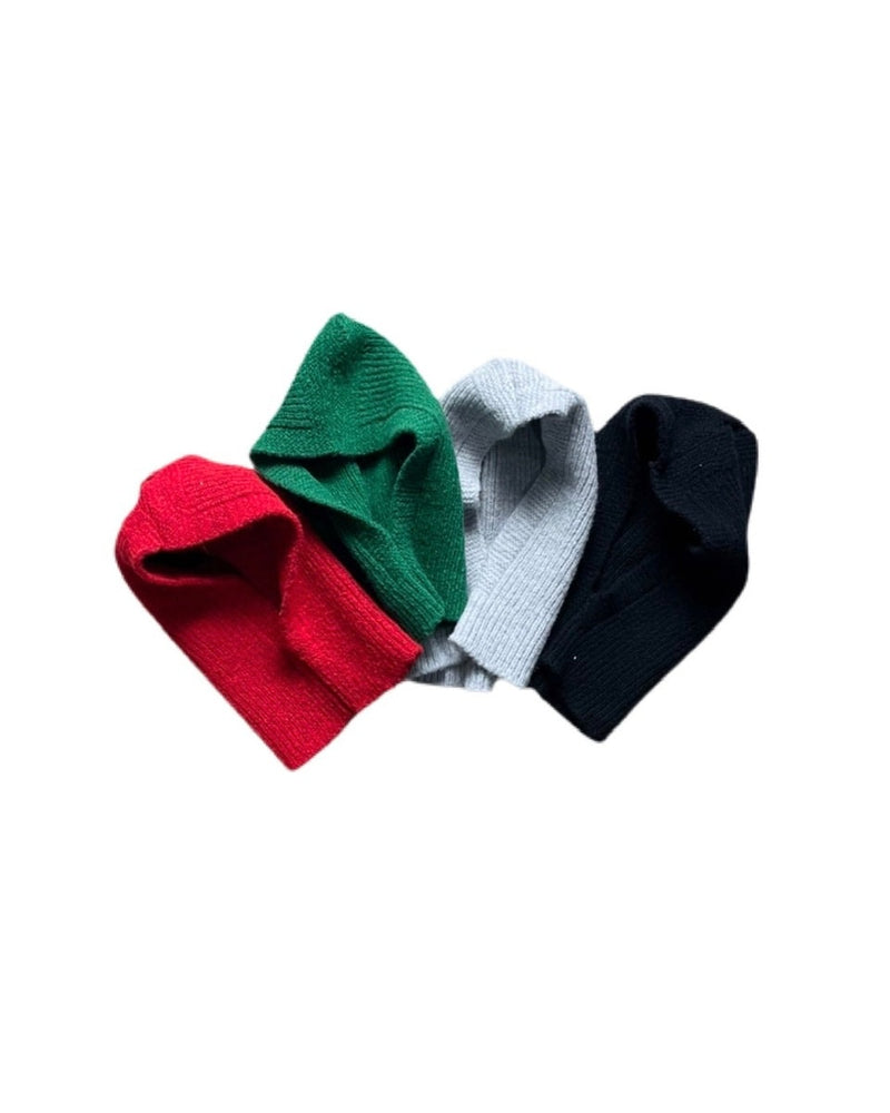 受注制【Chikashitsu +】knit balaclava (4color)
