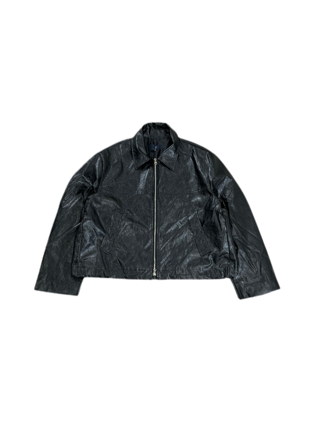 受注制【Chikashitsu +】leather short blouson