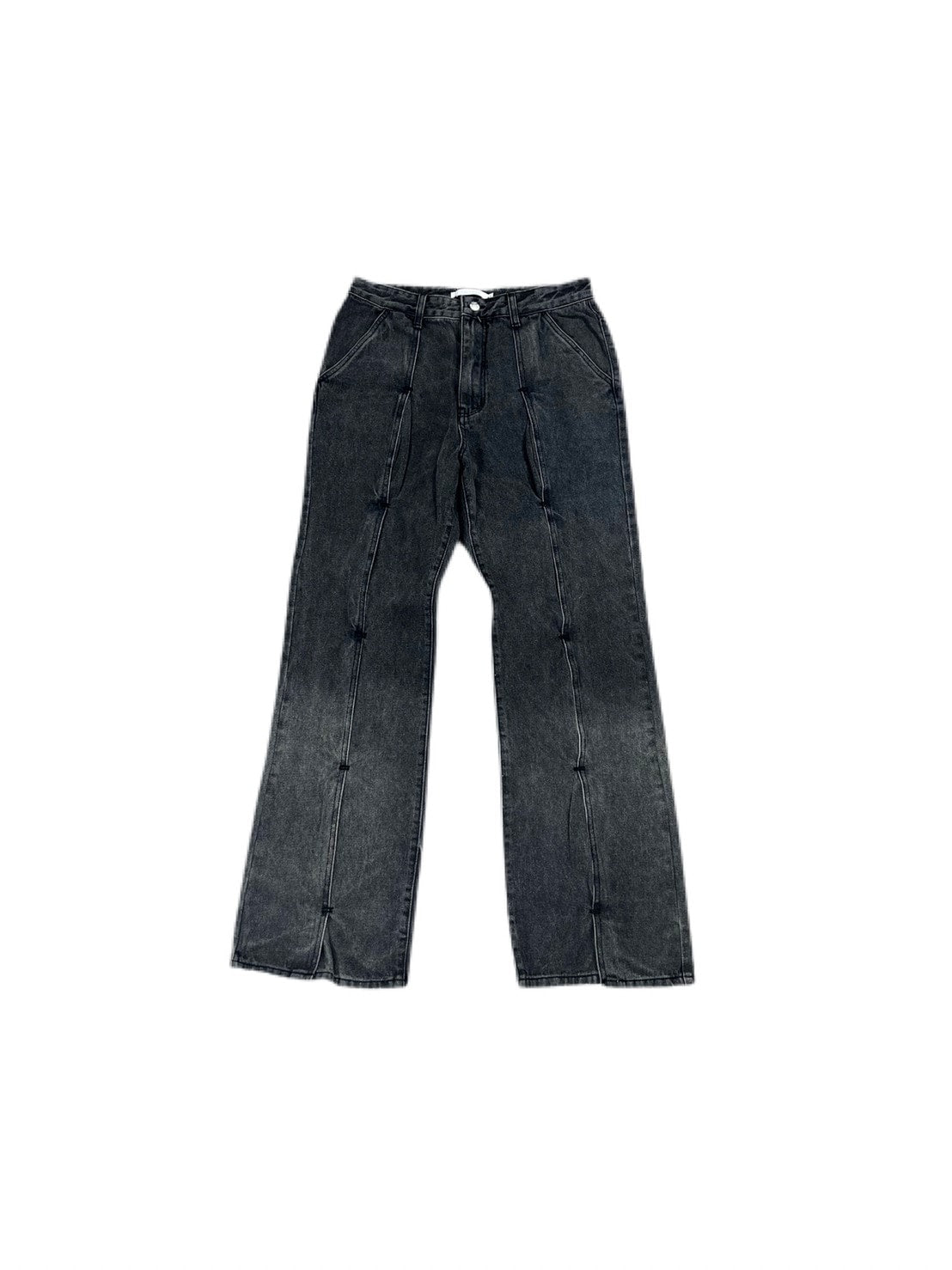 受注制【Chikashitsu +】design denim pants