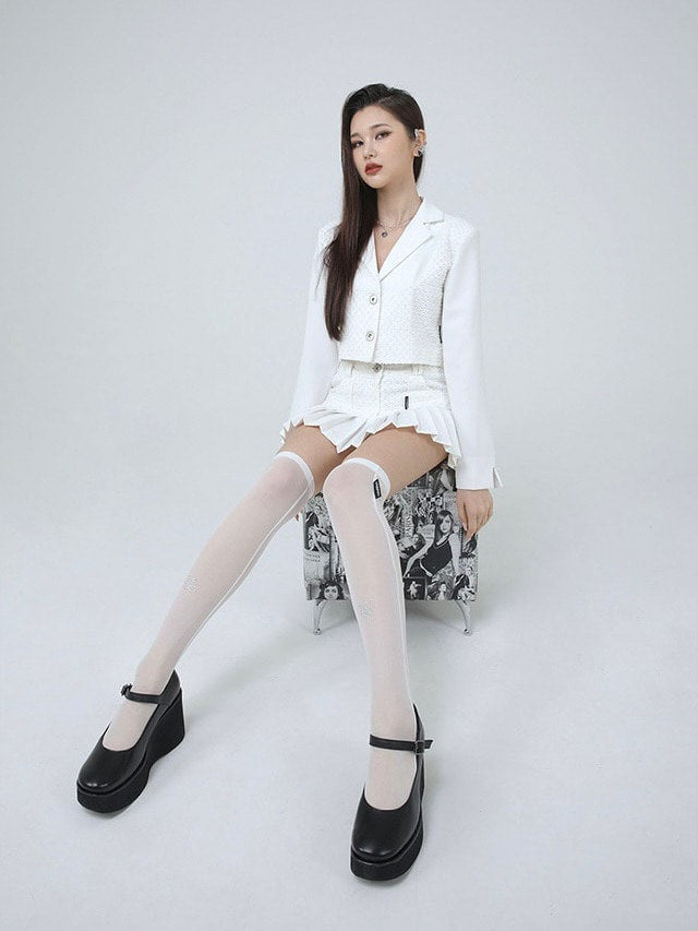 【ugly shadow】BIZ KNEE SOCKS