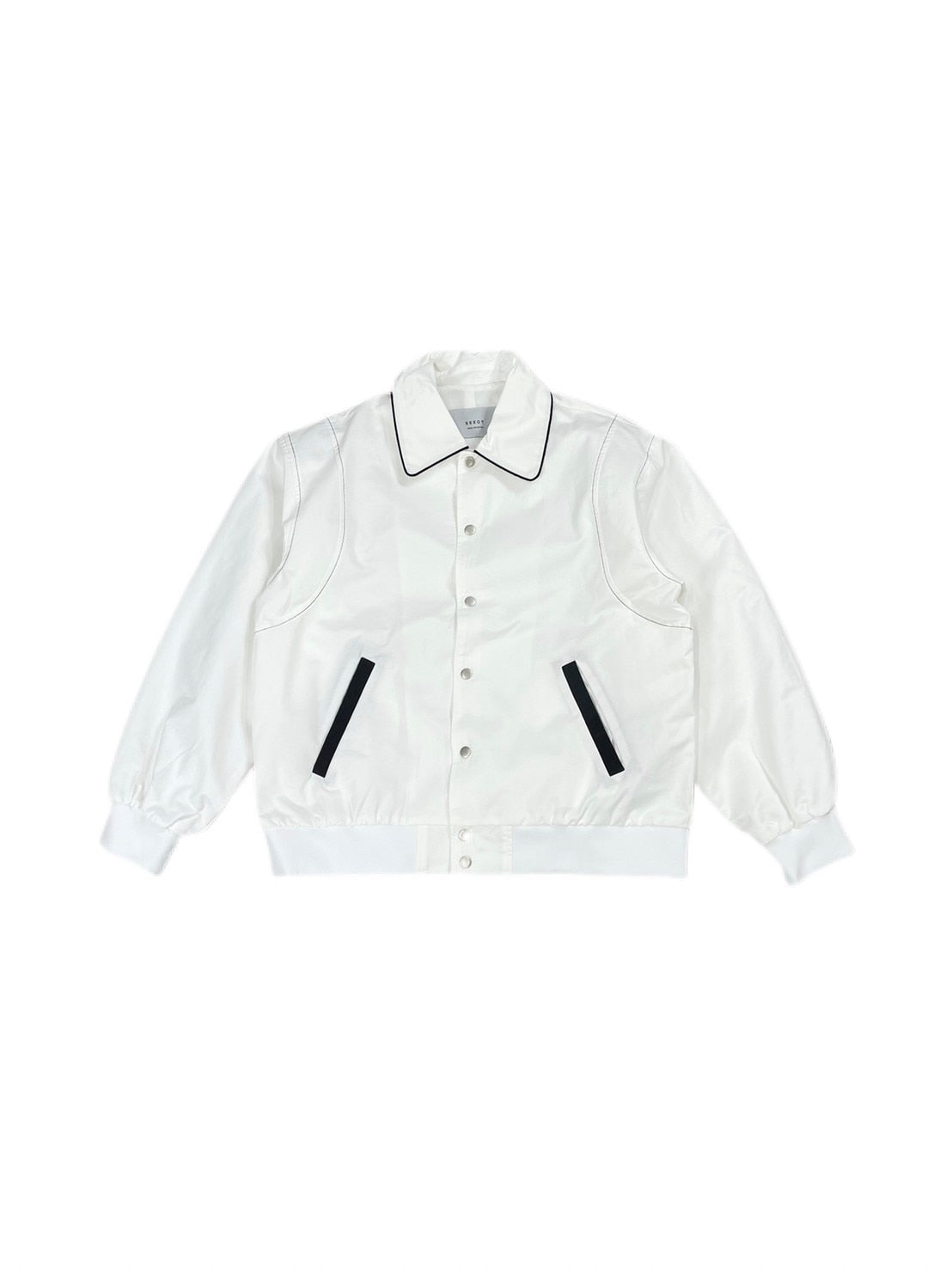 受注制【Chikashitsu +】spring varsity jacket (2color)