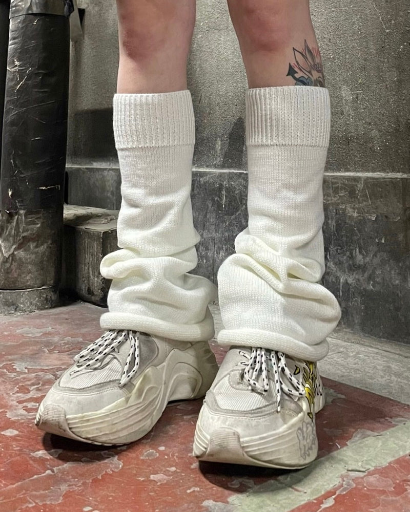 受注制【Never mind the XU】flare leg warmer (4color) / 【ネバーマインド ザ エックスユー】フレアレッグウォーマー