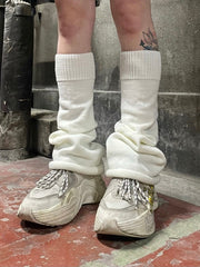 受注制【Never mind the XU】flare leg warmer (4color) / 【ネバーマインド ザ エックスユー】フレアレッグウォーマー